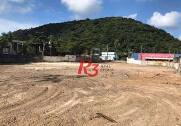 Terreno para alugar, 2244 m² por r$ 13.507,59/mês - balneário praia do pernambuco - guarujá/sp