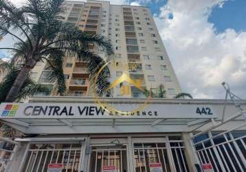 Apartamento à venda em campinas, bonfim, com 2 quartos, com 52 m², central view residence