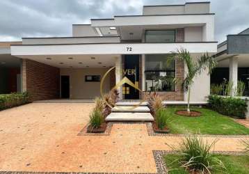 Casa à venda em paulínia, parque brasil 500, com 3 suítes, com 183 m², reserva real