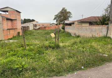 Terreno comercial à venda na rua tubarão, borda do campo, são josé dos pinhais por r$ 300.000