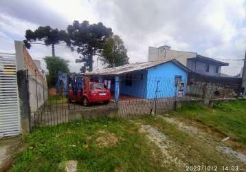 Terreno com casa no campo pequeno em colombo