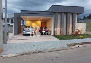 Casa em condomínio fechado com 3 quartos à venda na rua nova dheli, 107, condominio cataguá way, taubaté, 141 m2 por r$ 720.000