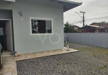 Casa geminada para locação em joinville, paranaguamirim, 2 dormitórios, 1 banheiro, 2 vagas