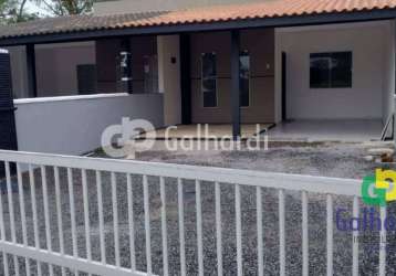 Casa com 2 dormitórios à venda, 69 m² por r$ 400.000,00 - mariluz - itapoá/sc