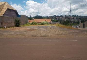 Terreno de esquina à venda em colônia dona luiza