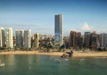 Apartamento one, vista mar, com 5 dormitórios à venda, 604 m² por r$ 9.428.000 - mucuripe - fortaleza/ce