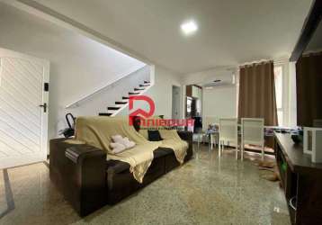 Casa em condomínio fechado com 3 quartos à venda na avenida marechal mallet, 1380, canto do forte, praia grande, 135 m2 por r$ 640.000