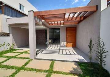 Casa com 3 dormitórios à venda, 200 m² por r$ 890.000,00 - novo santos dumont - lagoa santa/mg