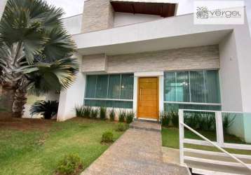 Casa com 5 dormitórios à venda, 458 m² por r$ 2.300.000,00 - condomínio pontal da liberdade - lagoa santa/mg