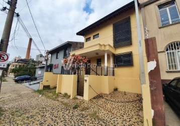 Casa comercial com 1 sala à venda na rua josé paulino, 2175, vila itapura, campinas, 188 m2 por r$ 750.000