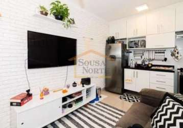 Apartamento com 1 quarto à venda na rua rabelo da cruz, --, vila nivi, são paulo por r$ 212.500