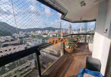 Apartamento com 3 dormitórios à venda, 95 m² por r$ 900.000,00 - jardim tejereba - guarujá/sp