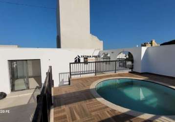 Cobertura duplex 4 dormitórios 1 suíte 2 vagas com piscina