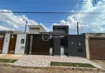 Excelente casa nova em finalização