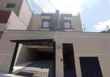 Cobertura à venda 2 quartos 1 suíte 2 vagas jardim - santo andré - sp