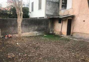 Terreno com 250 metros localizado no bairro aclimação em são paulo.