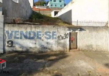 Terreno à venda aquilino - santo andré - sp