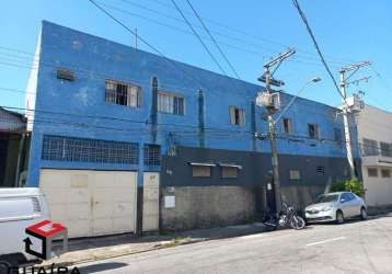 Galpão comercial / industrial com 2 frentes com 518m² localizado no bairro casa branca em santo andré/sp. (casa no andar superior com 140m²)