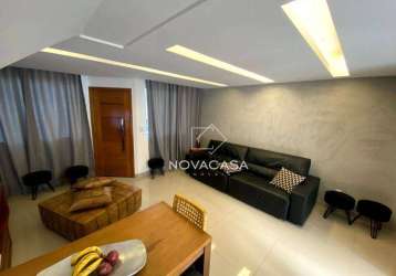 Casa com 3 dormitórios à venda, 86 m² por r$ 640.000,00 - santa branca - belo horizonte/mg