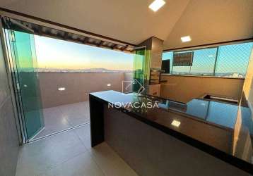 Cobertura à venda, 164 m² por r$ 899.000,00 - planalto - belo horizonte/mg