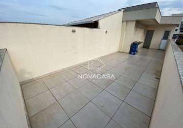 Cobertura com 2 dormitórios à venda, 106 m² por r$ 350.000,00 - candelária - belo horizonte/mg