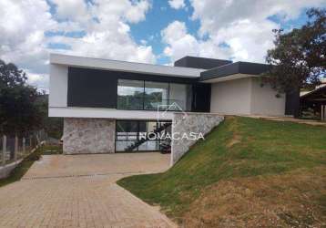 Casa à venda, 260 m² por r$ 2.450.000,00 - condomínio mirante do fidalgo - lagoa santa/mg
