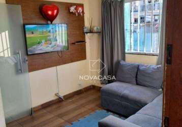 Casa com 3 dormitórios à venda, 100 m² por r$ 350.000,00 - rio branco - belo horizonte/mg