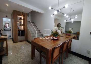 Casa com 3 dormitórios à venda, 152 m² por r$ 799.000,00 - santa branca - belo horizonte/mg