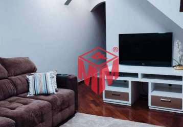 Sobrado com 3 dormitórios à venda, 119 m² por r$ 565.000 - dos casa - são bernardo do campo/sp