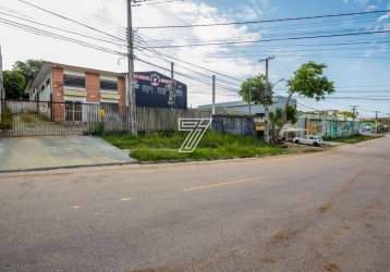 Terreno à venda na rua josé gusso, 205, fazendinha, curitiba, 1680 m2 por r$ 2.600.000