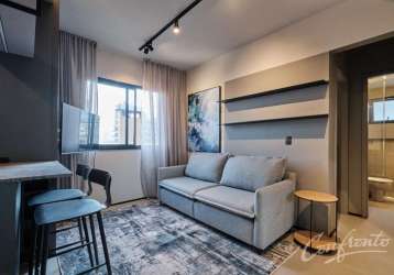 Apartamento para alugar na rua saldanha marinho, 1501, centro, curitiba, 30 m2 por r$ 2.800