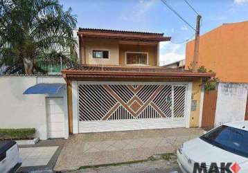 Sobrado com 3 dormitórios à venda, 264 m² por r$ 960.000,00 - jardim dos ipês - suzano/sp