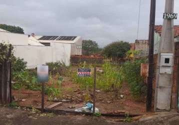 Terreno no bairro vila professor simões na cidade de  agudos;