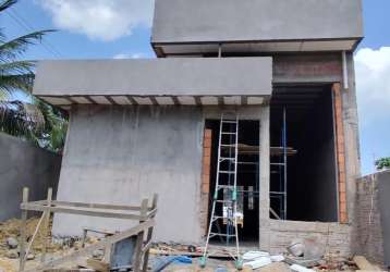 Casa em construção 3 quartos no bosque residencial portinari tarumã