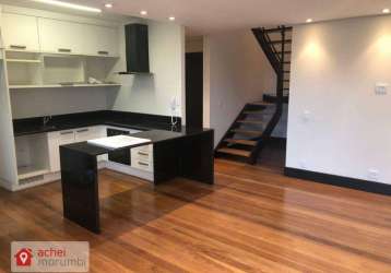 Apartamento duplex, 104 m² - venda por r$ 999.999,94 ou aluguel por r$ 8.640,00/mês - morumbi - são paulo/sp