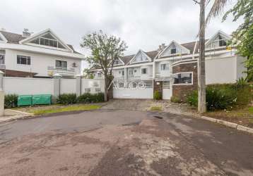 Casa em condomínio fechado com 4 quartos à venda na rua van dick, 69, bacacheri, curitiba, 169 m2 por r$ 1.150.000