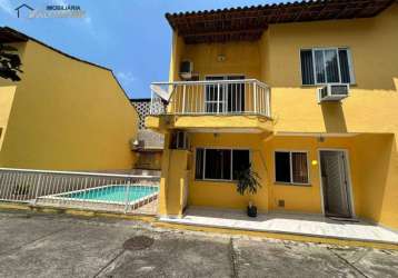 Casa com 3 dormitórios à venda, 100 m² por r$ 428.000,00 - taquara - rio de janeiro/rj