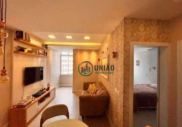 Apartamento com 2 quartos à venda, 65 m² por r$ 400.000 - centro - niterói/rj