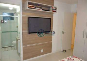 Apartamento com 2 quartos à venda, 56 m² por r$ 347.500 - maceió - niterói/rj