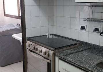 Apartamento mobiliado 3 dormitórios, 1 suíte e 2 vagas na vila bastos, santo andré.