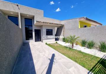 Casa com 3 quartos à venda na rua rio paraná, 550, iguaçu, fazenda rio grande por r$ 469.000