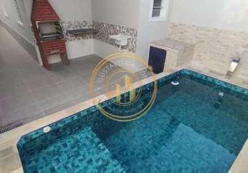 Casa com 3 quartos à venda na av. são paulo, 2889, balneário plataforma, mongaguá, 94 m2 por r$ 385.000