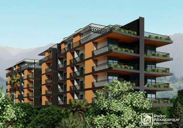 Apartamento a venda mco construtora, residencial dois corações no itaguá, ubatuba-sp