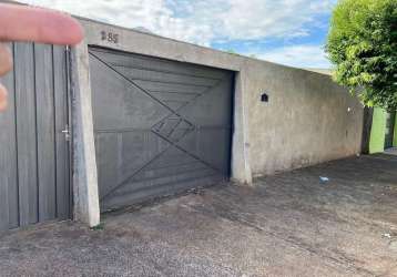 Casa para venda em araraquara, jardim residencial itália, 2 dormitórios, 1 banheiro, 3 vagas