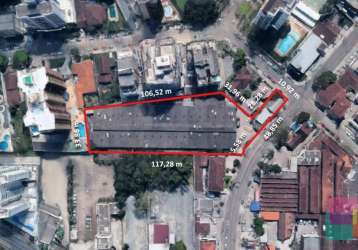 Terreno comercial à venda na rua duque de caxias, --, centro, joinville por r$ 22.154.000