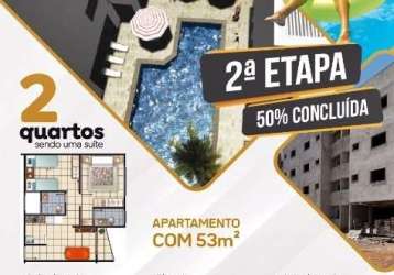 Apartamento de 2 dormitórios com suíte em caldas novas