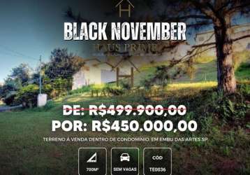 Venda | terreno com 700 m². jardim torino, cotia sp