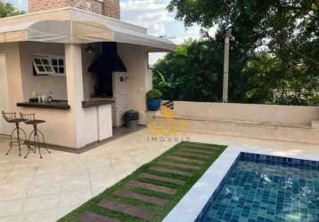 Residencial 6 - casa com 360m², 4 dorm (2 suítes), 4 vagas e área de lazer com piscina em santana de parnaíba/sp! contato: suit (11) 94584-8250