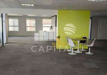 Sala com 246 m², semi-mobiliado, 4 vagas e ótima localização em alphaville - barueri/sp! contato: suit (11) 94584-8250