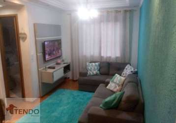 Apartamento na cidade são jorge| santo andré| 2 dormitórios| 52m²| 1 vaga